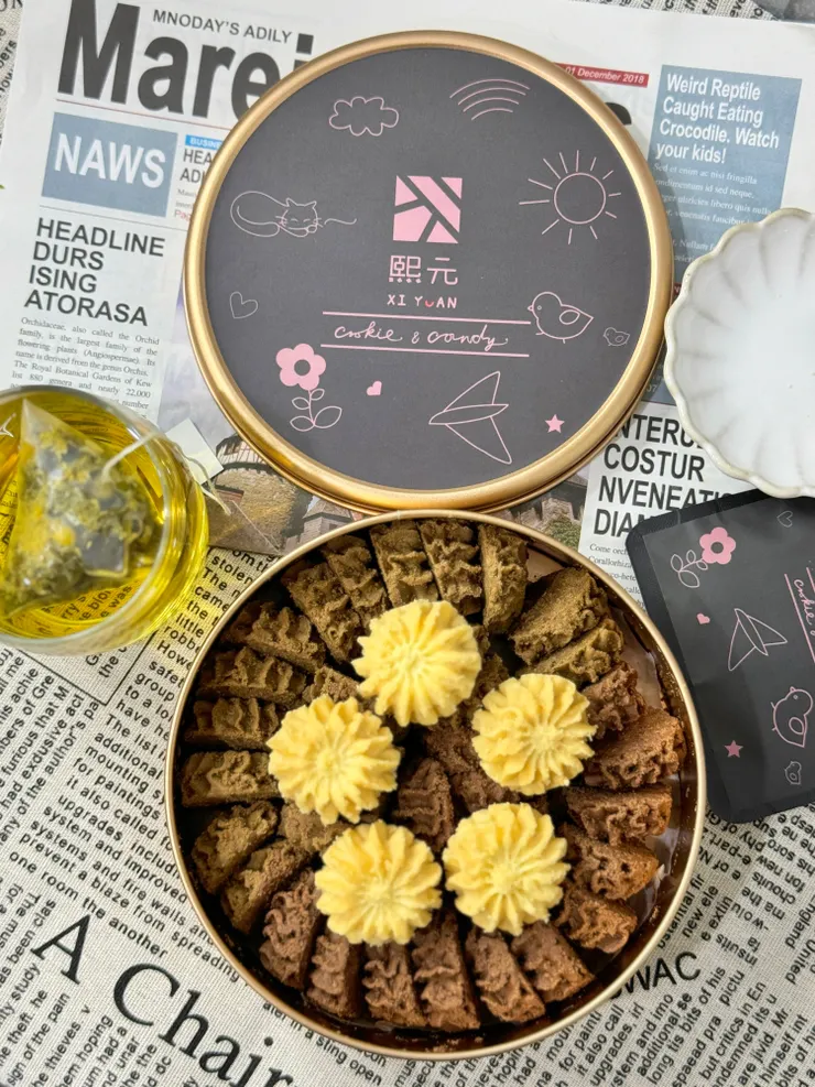 加上原味，擺成一個圓拍起來好可愛