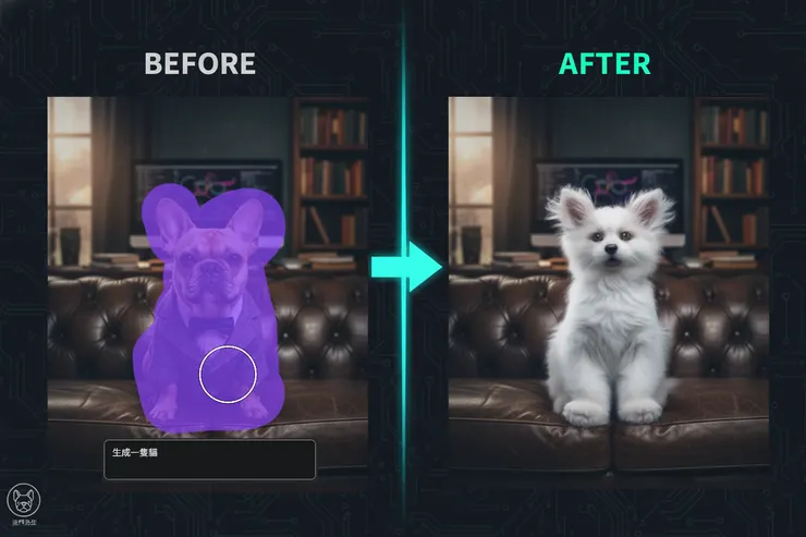 法鬥先生 Canva Pro Magic Studio示意圖