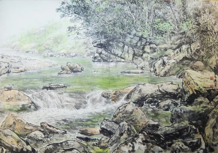 〈清溪一曲〉