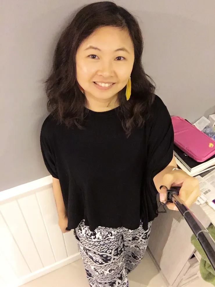 36 歲的我，攝於泰國度假公寓。