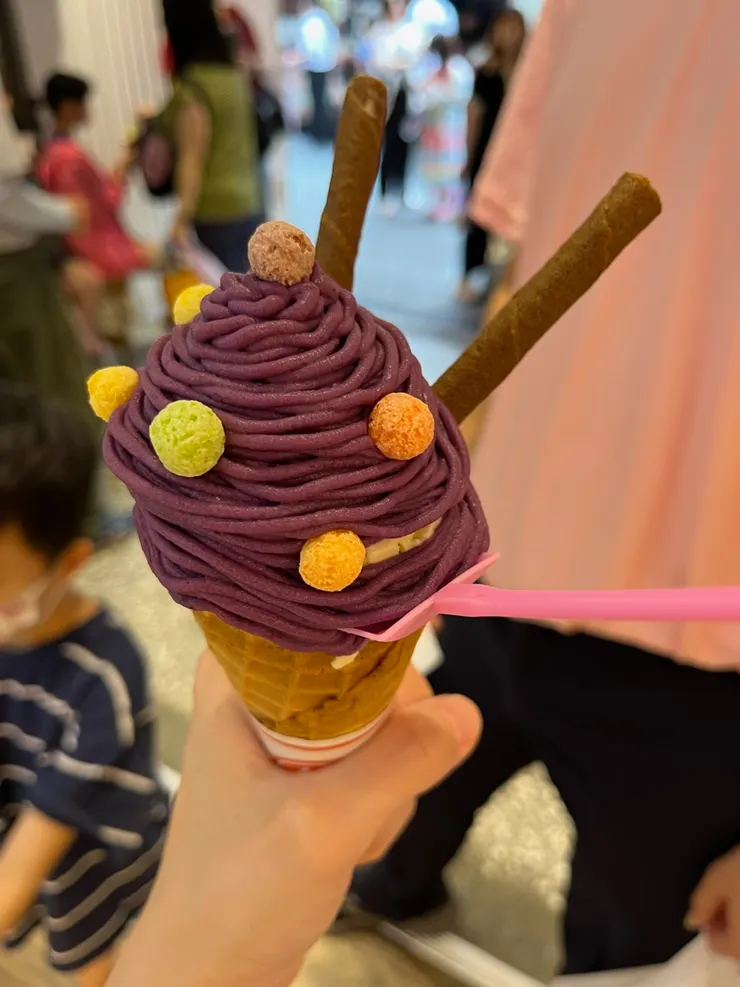 73號地瓜蒙布朗冰淇淋。