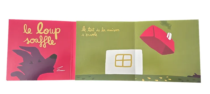 屋頂也吹倒，大野狼再吹～～～～～