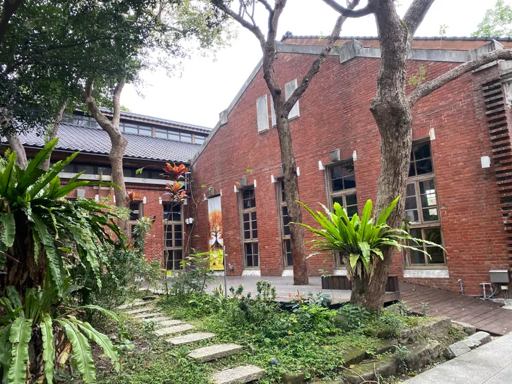 紅磚六合院的休憩角落