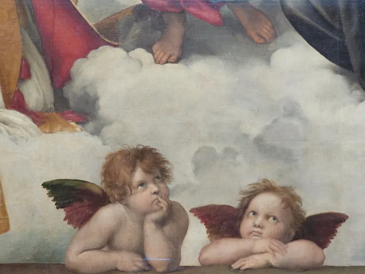 小天使好可愛啊