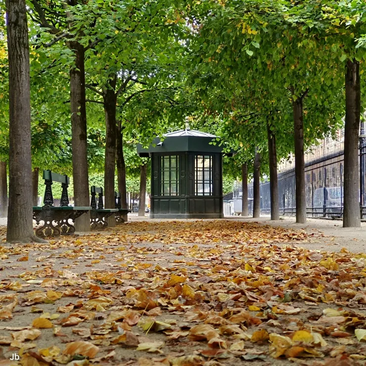 【孚日廣場四周建築對稱雨果曾居 公園綠草銅像林蔭市民悠哉憩息】