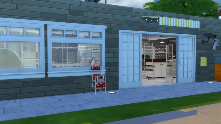 以前很多店門口都有宣傳品的架子，現在都沒有了。