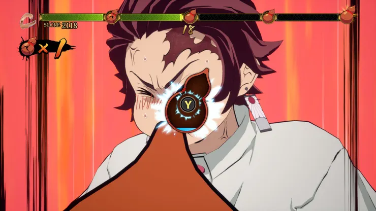 努力地給他按下去,多增加分數