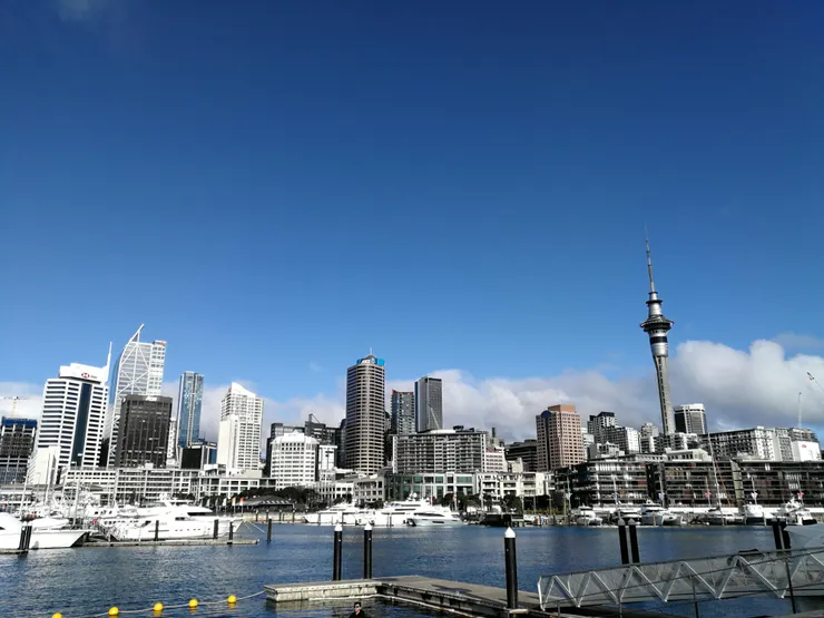 難得放晴的奧克蘭