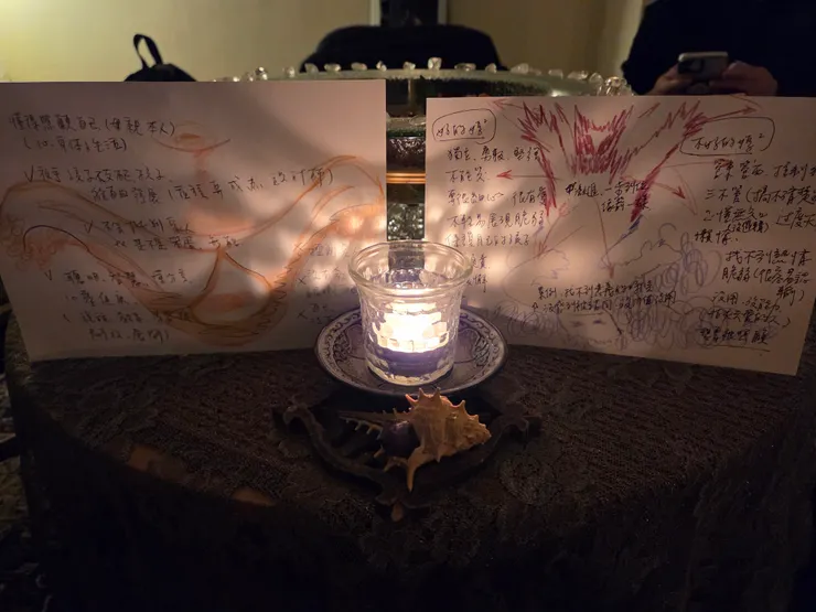 畫出我們的子宮動能與辨認出恐懼