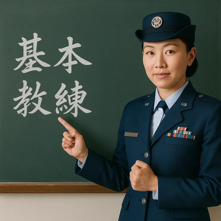 當兵第一課，基本教練，立正不動姿式一小時！