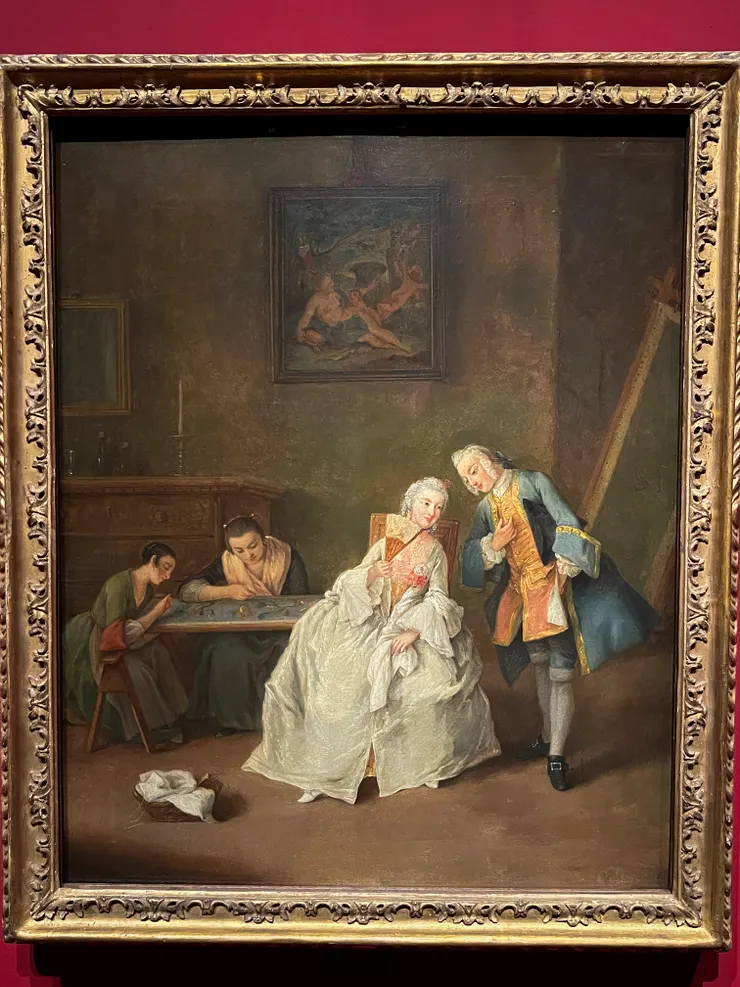 〈會見騎士的女士〉