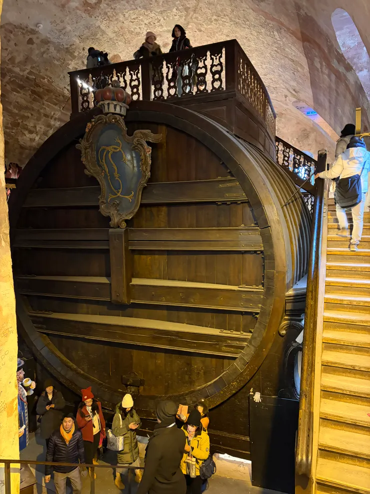 位於德國海德堡古堡內的220,000公升大酒桶