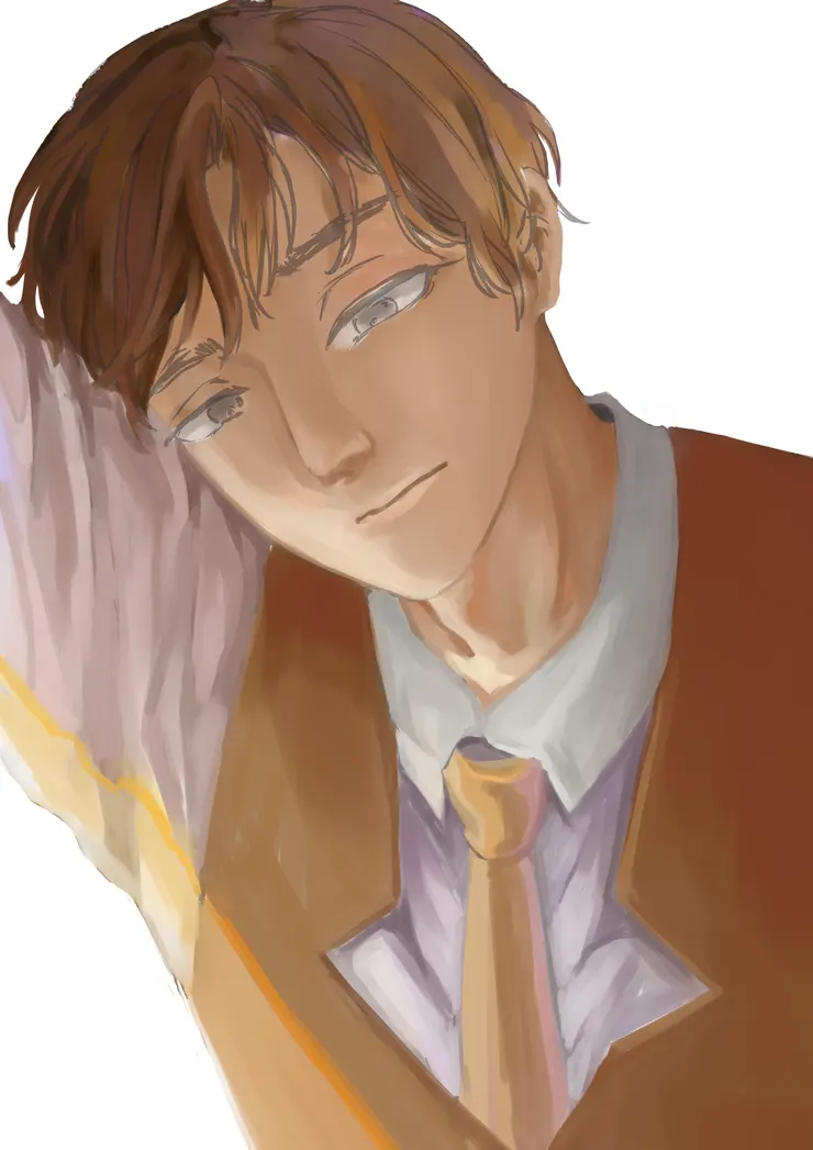 大略上色，這個時候某某都會嘗試各種不相關的顏色，常常會有新的發現