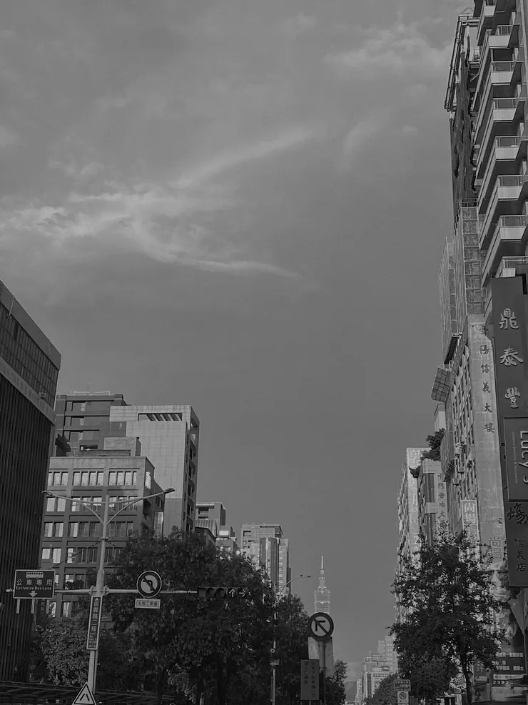 套上黑白的特效后,彩虹依舊是彩虹。