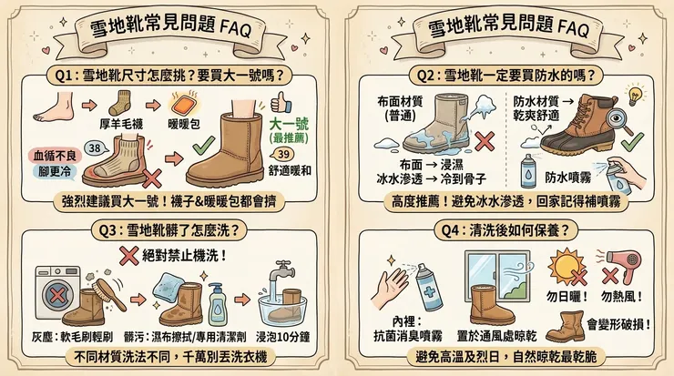 雪地靴常見問題FAQ