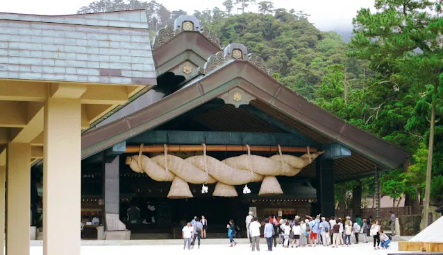 島根縣出雲大社巨大注連繩結緣聖地