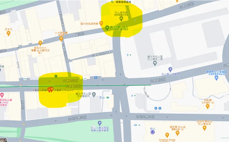 永豐銀行ATM在捷運3號出口出來的左手邊