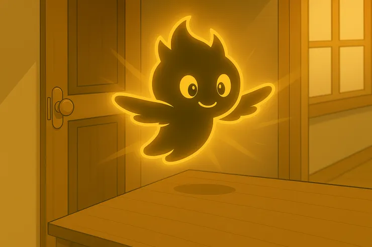 小金張開雙手，想像自己是架波音747......