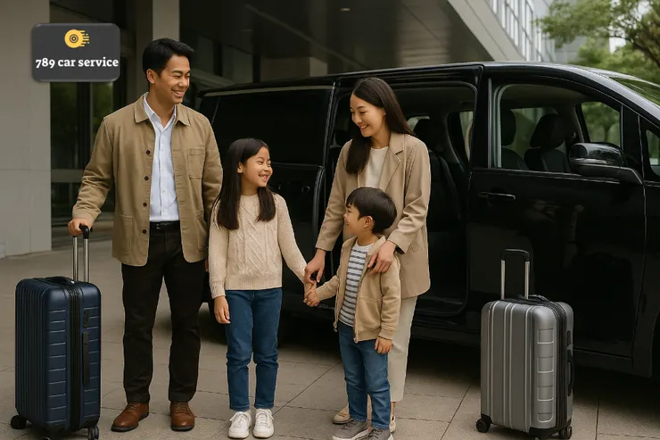 家庭乘坐中港車往返中國內地探親，舒適又方便