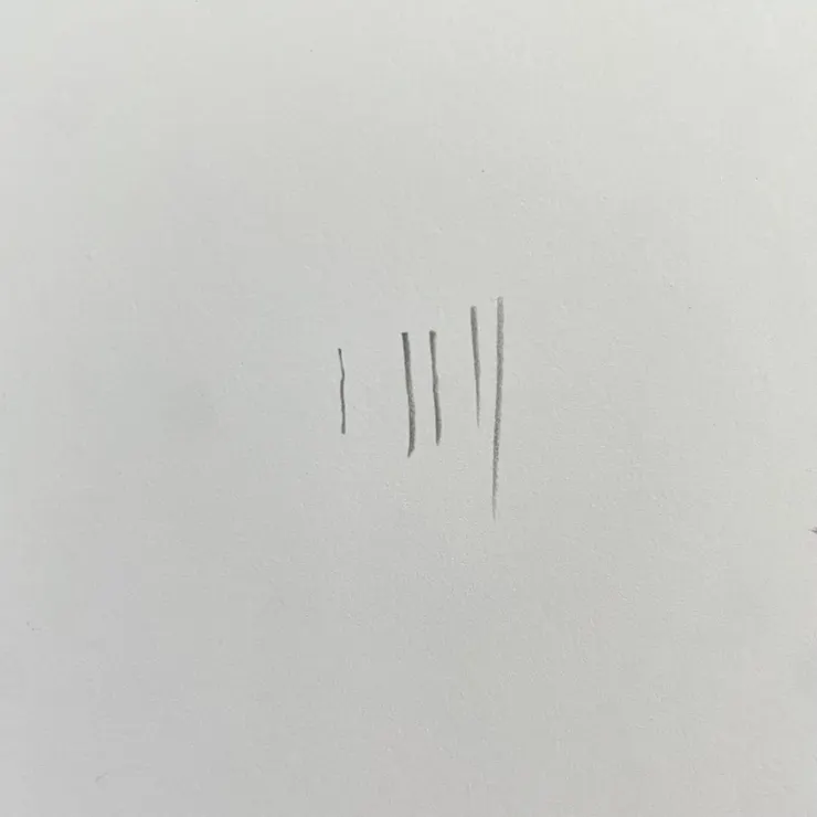 這是筆尖畫出來的筆觸