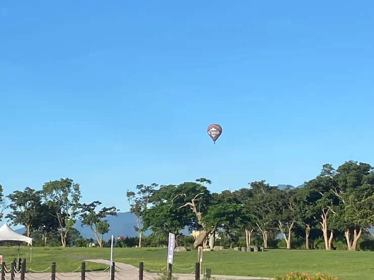 今天在大坡池的熱氣球