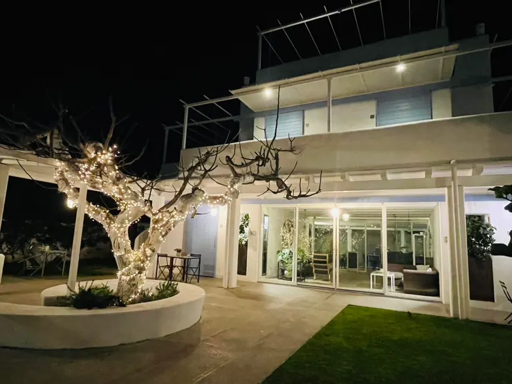 晚上有點燈相當有氣氛～