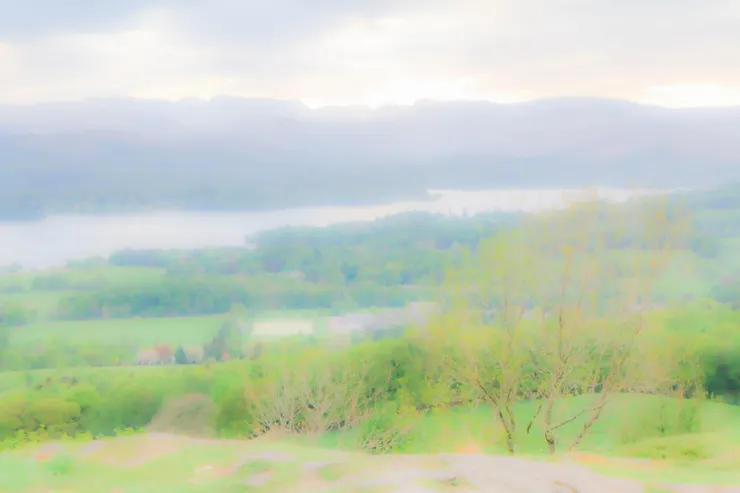 俄瑞斯特山丘上眺望溫德米爾一景