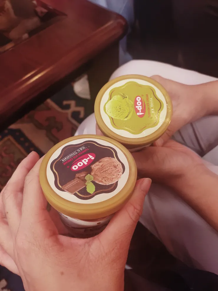 公使請我們吃冰