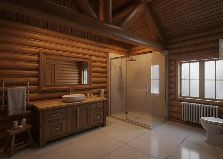 Alternative AI rendering result based on the same render ai bim input