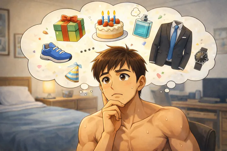 「嗯……禮物要買什麼呢？」