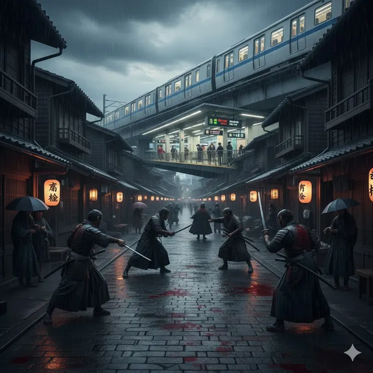 每次走在臺北車站/捷運,我都覺那是幕末的京都