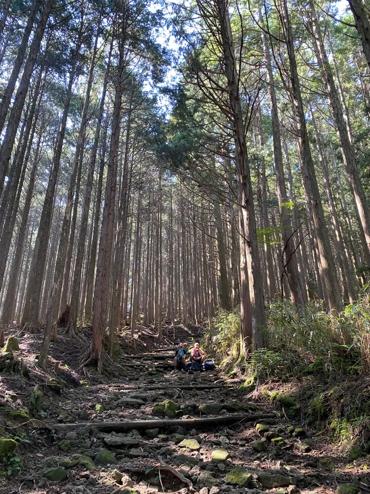 在兩位米蘭啊弟停下來吃零食的時候，我們終於遇見他們了