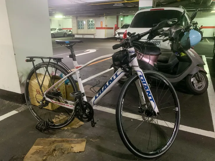 這次環島是跟捷安特租借腳踏車。