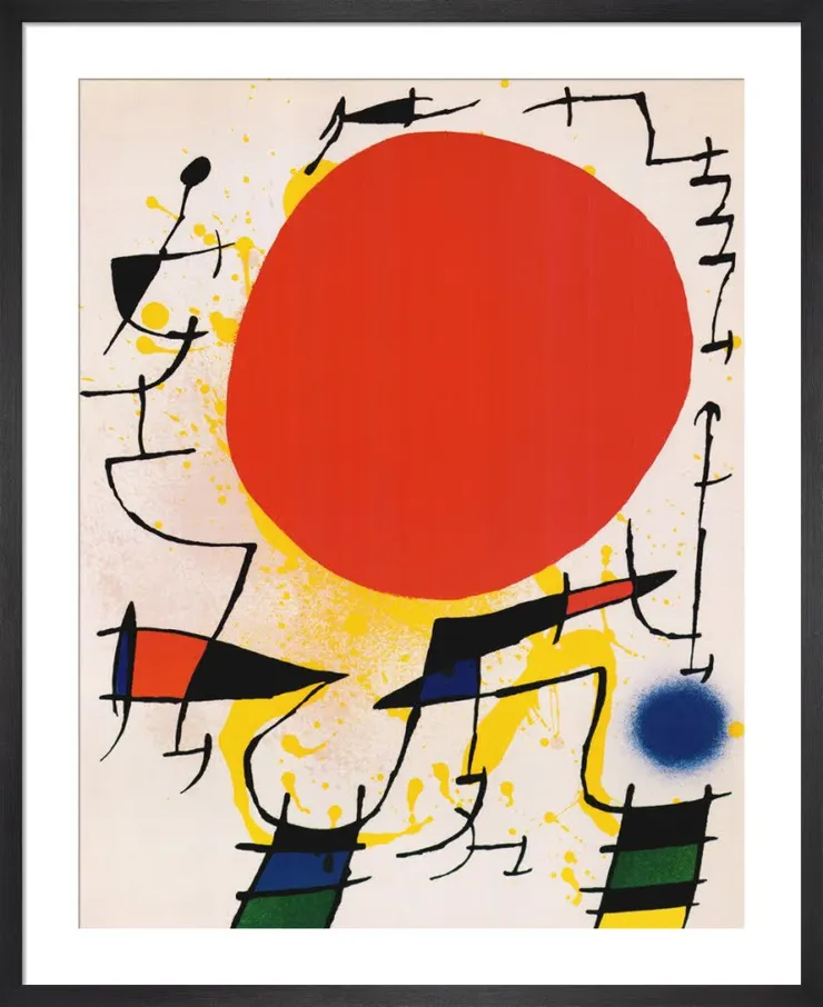  Le Soleil Rouge, Joan Miro