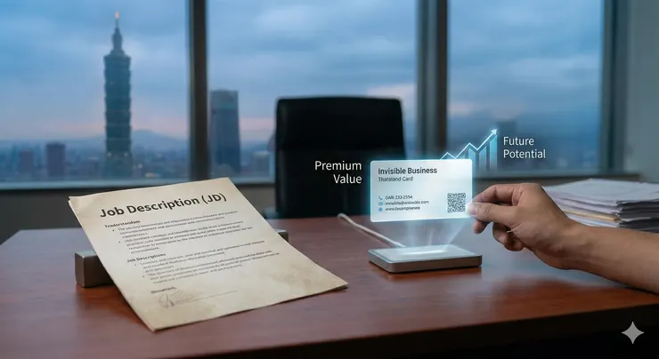 職務與隱形名片的差異