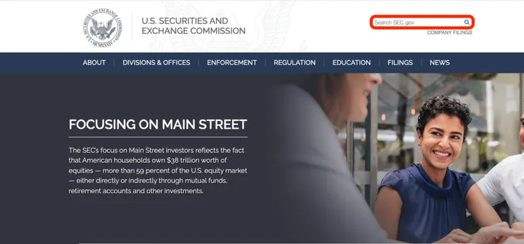 查看美股公司10K年報