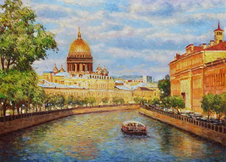 "Moika River", Igor Razzhivin
