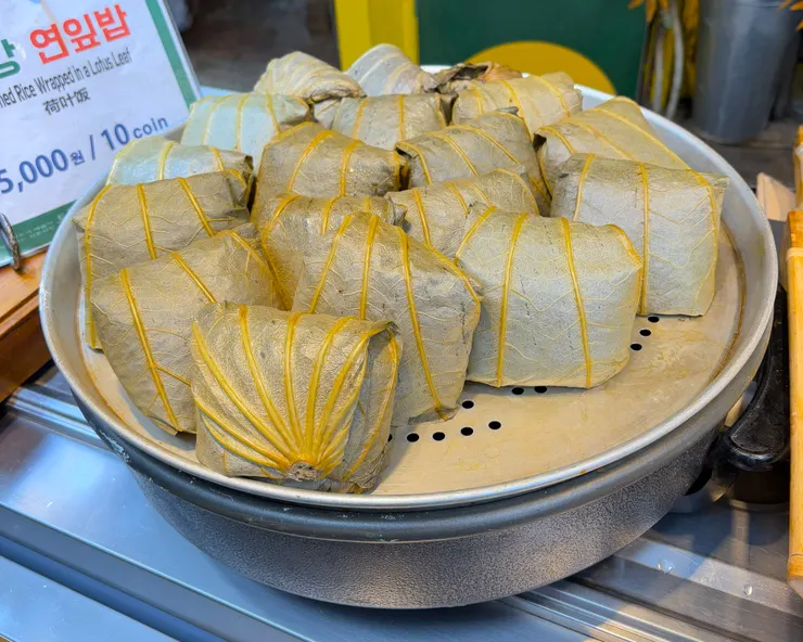 荷葉包飯（自行拍攝）