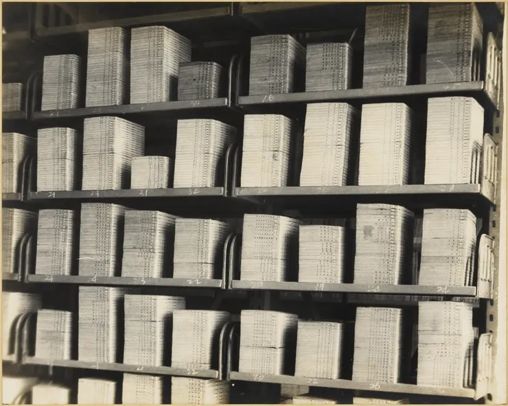 高雄市立圖書館內部書庫舊貌(©國家攝影文化中心)