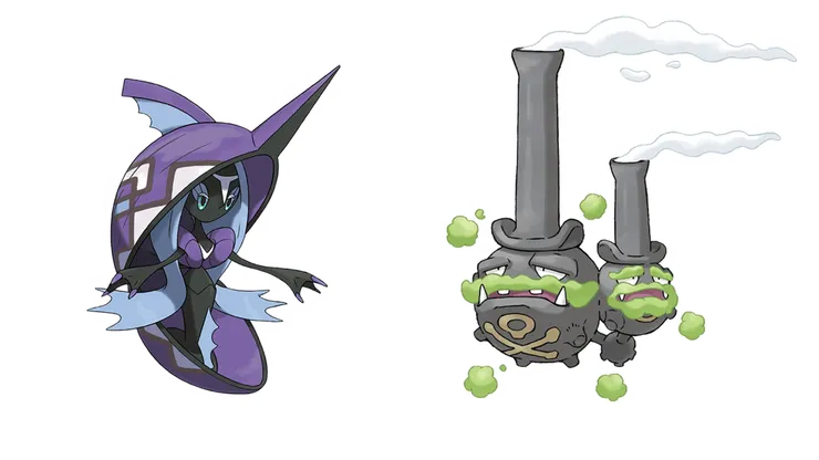 卡璞・鰭鰭及雙彈瓦斯 (伽勒爾的樣子)