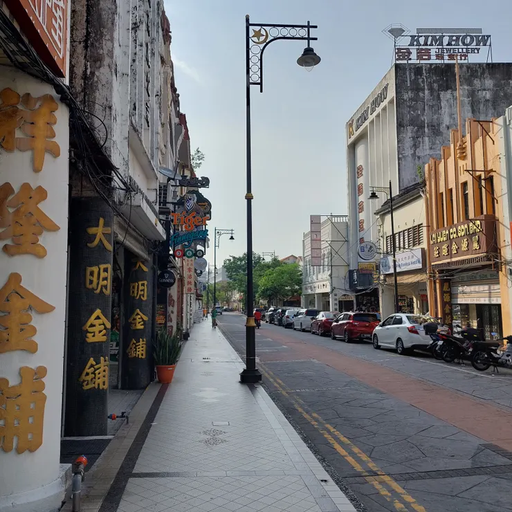 大清晨的喬治市街道