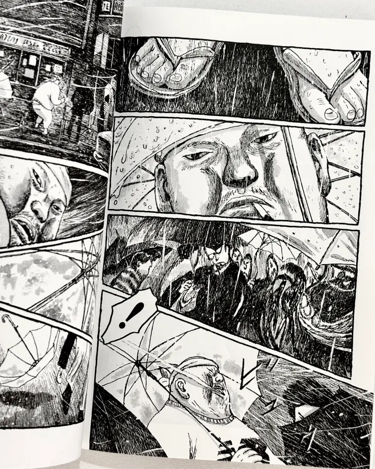 失去傘而復得的漫畫家