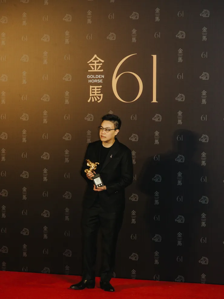 第 61 屆金馬獎最佳原著劇本獎得主，《女兒的女兒》導演黃熙。／攝影 朱學文