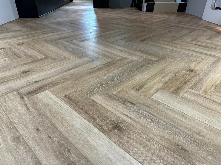 台南地板推薦【安居木地板】人字拼超美！SPC地板裝潢分享│時