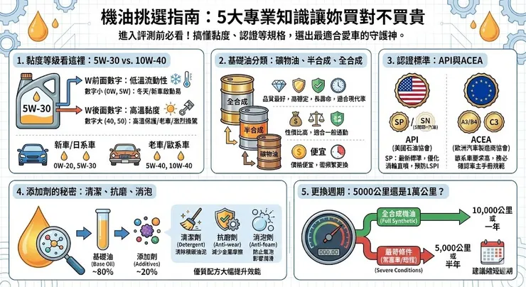機油五大挑選指南