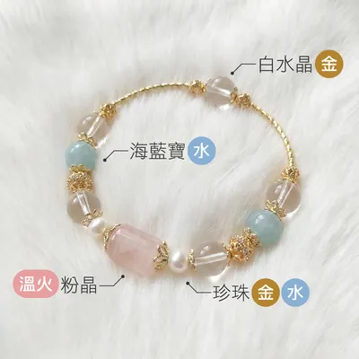 20251228 海鹽櫻花粉水晶手鍊