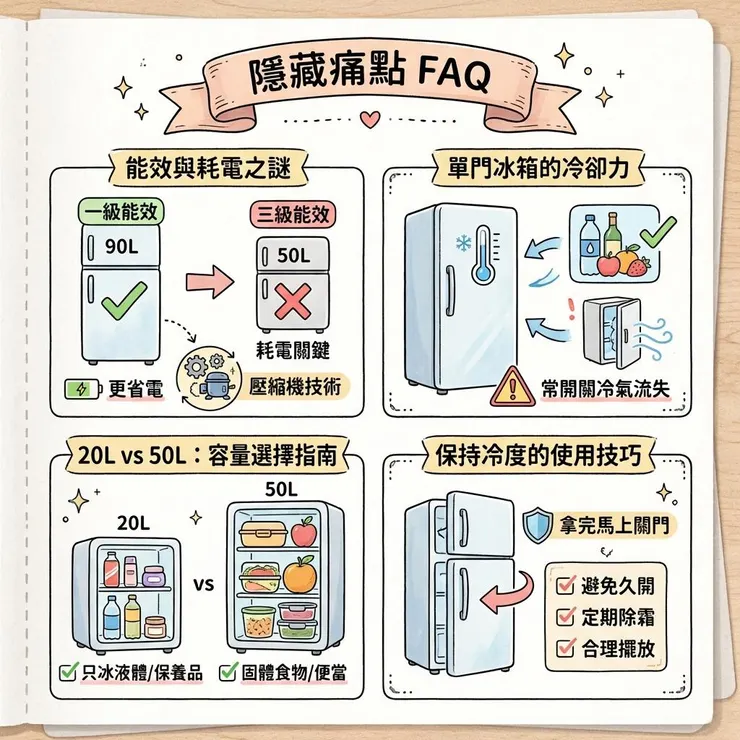 小冰箱隱藏痛點 FAQ