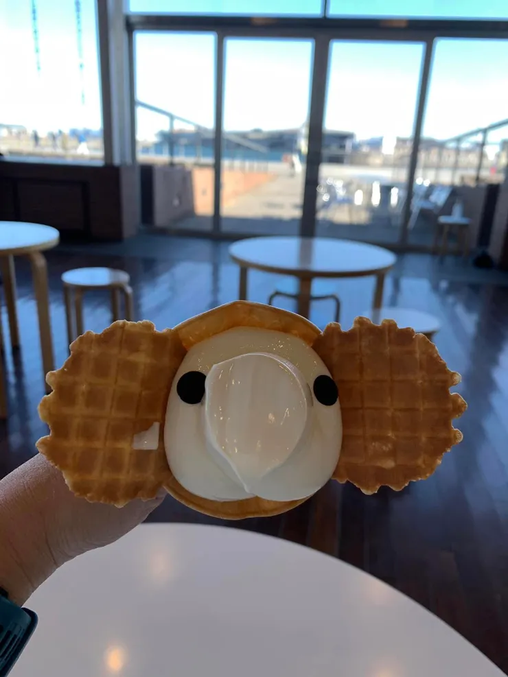 可愛的象鼻冰淇淋