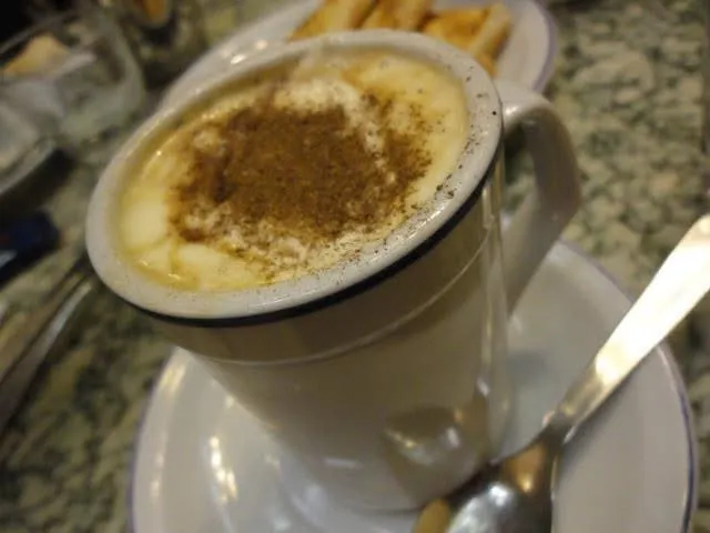 我不知道自己喝的是咖啡還是「註明景點」但很香醇