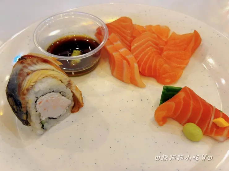 因為不新鮮的魚肉，可惜了這看起來很好吃的壽司